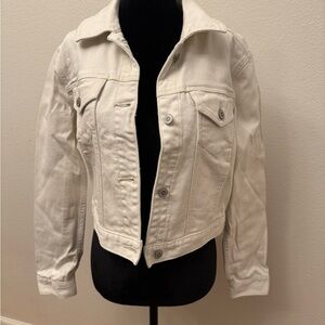 Women's White Denim Jacket